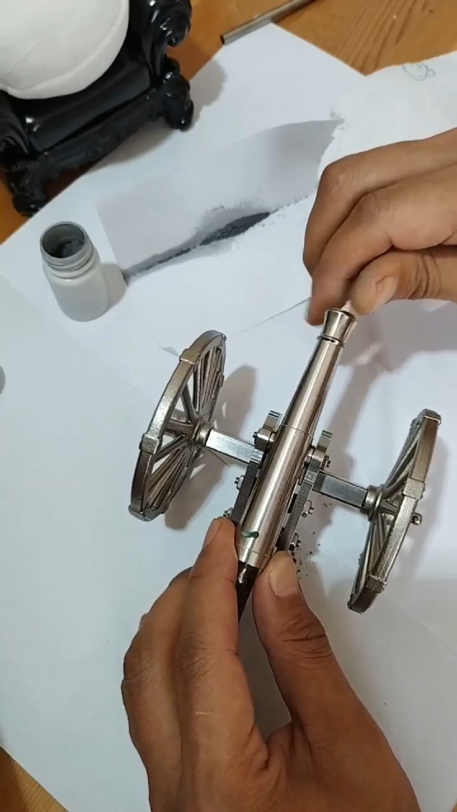 Amazon.com: TIETHEKNOT Stainless Steel Mini Cannon Model 18th–19th